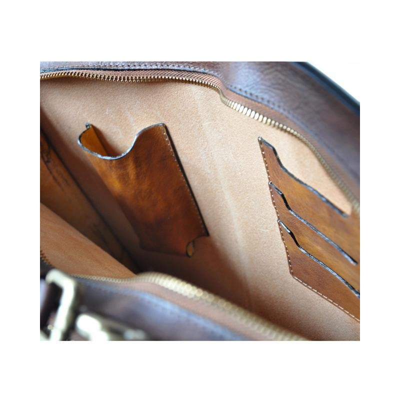 Leather Briefcase "Milano" 28