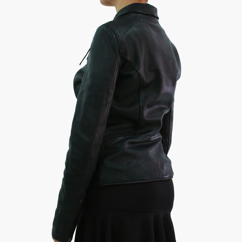 Leather Lady jacket "Chiodo" CZ