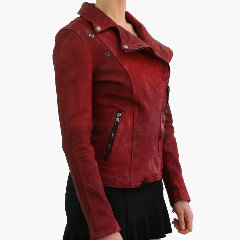 Leather Lady jacket "Chiodo" CW