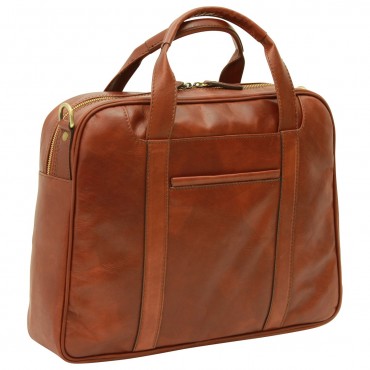 Leather Woman/Man Briefcase "Wadowice"