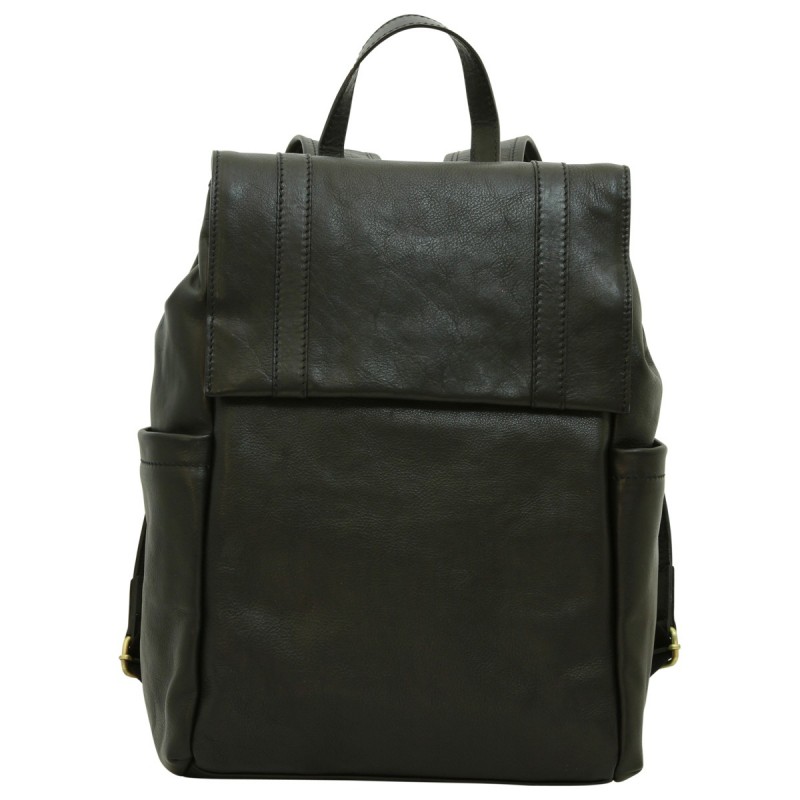 Leather backpack "Leszno" BL