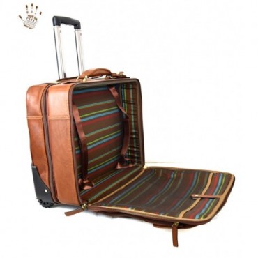 Leather Trolley "Morellino"