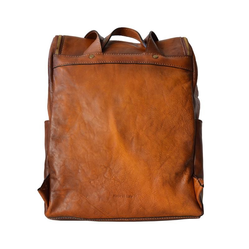 Leather Backpack "RunningMan Firenze"
