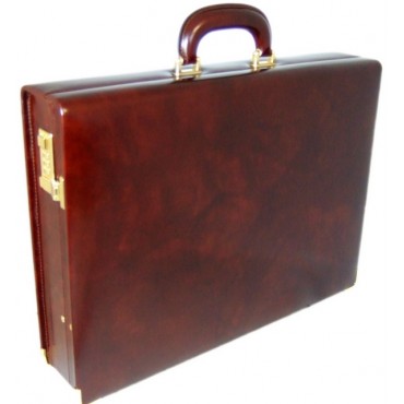 Leather 24h briefcase