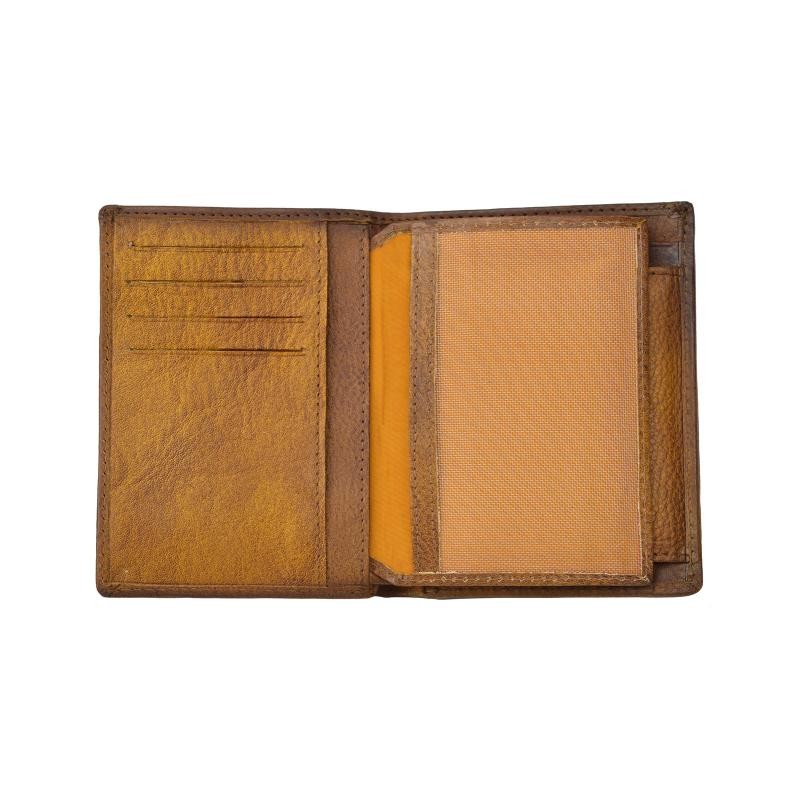 Leather Man wallet "Galleria Corsini"