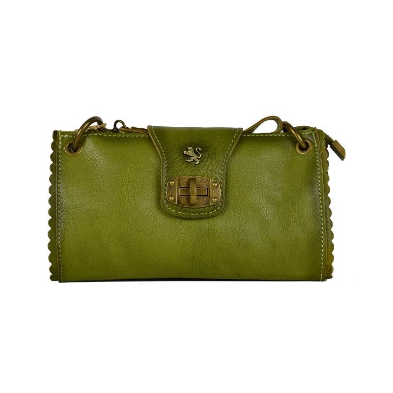 Extremely elegant leather shoulder bag "Pontremoli" B336