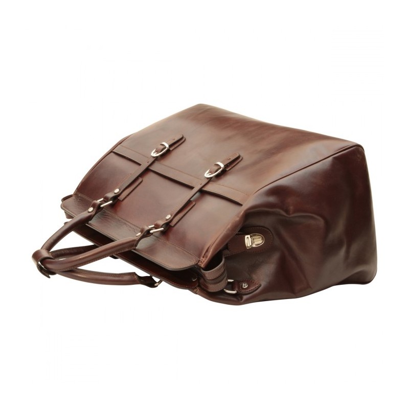 Leather travel bag "Wieliczka"