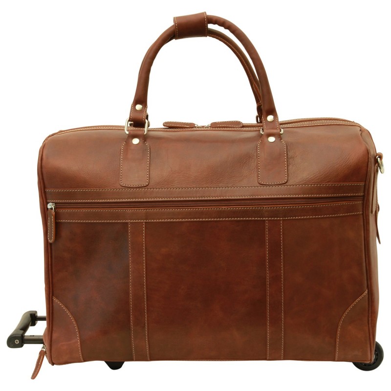 Soft Calfskin Leather Duffel Bag "Tarnów"