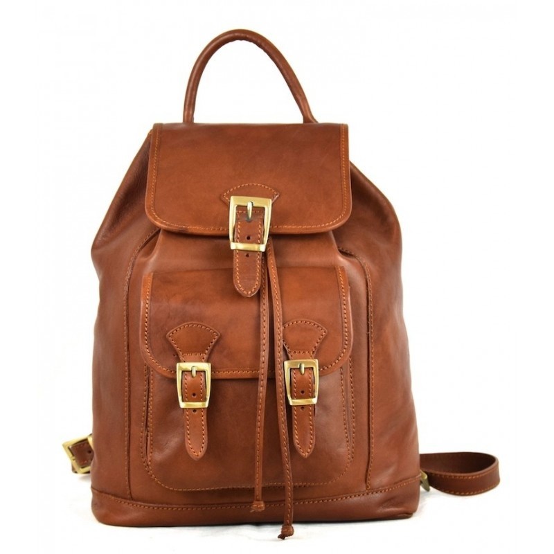 Calf leather backpack "Amelia"