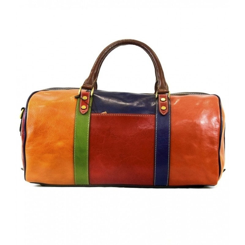 Leather Travel bag "Ginestra MC"