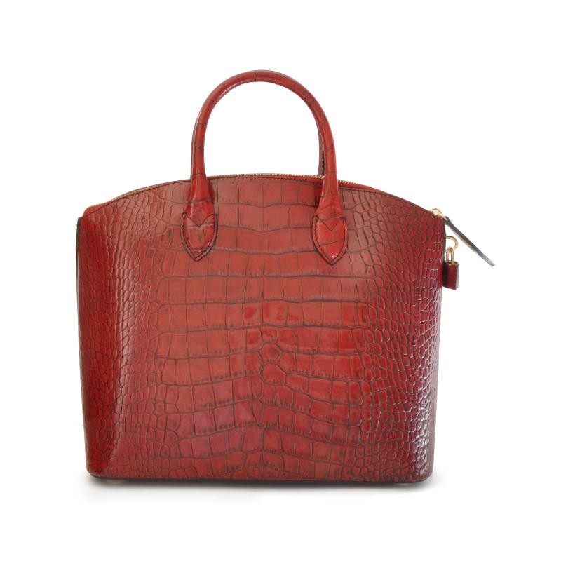 Leather Lady bag "Versilia" K348