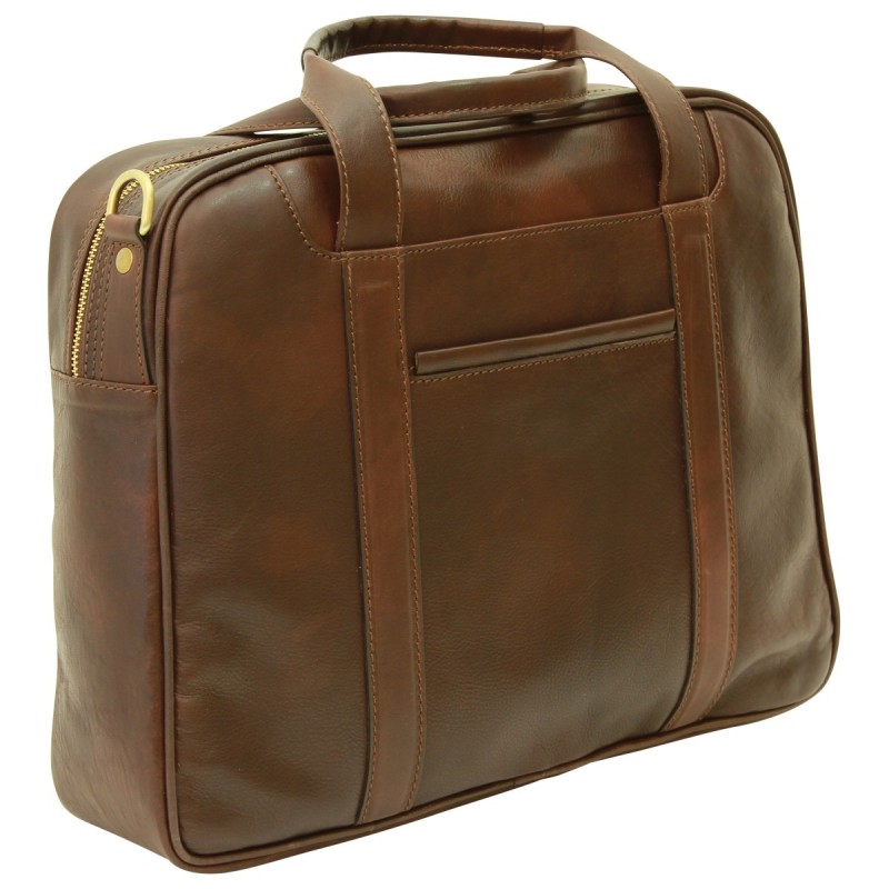 Leather Woman Briefcase "Wadowice"