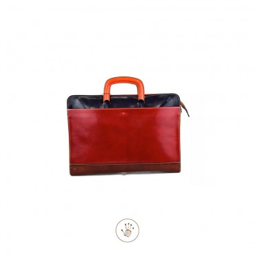 Leather Briefcase woman "Giannella"