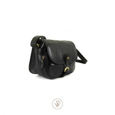 Woman leather shoulder bag  "Toscanella"