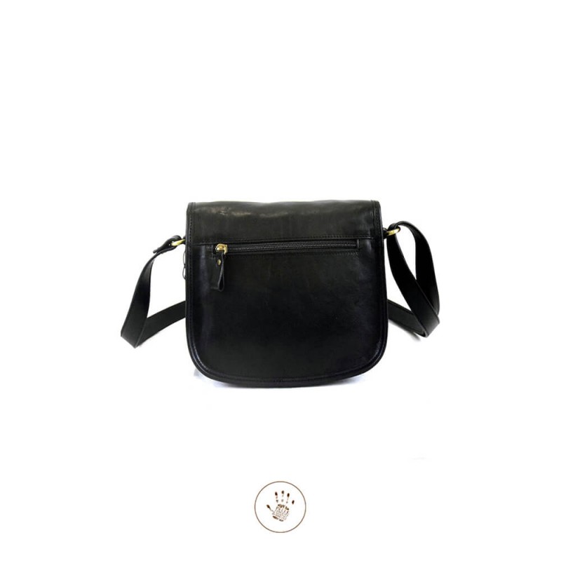 Woman leather shoulder bag  "Toscanella"