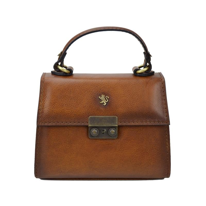 Pratica, ricca di stile ed elegante borsa a mano in pelle. "Artemisia" B299