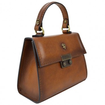 Pratica, ricca di stile ed elegante borsa a mano in pelle. "Artemisia" B299