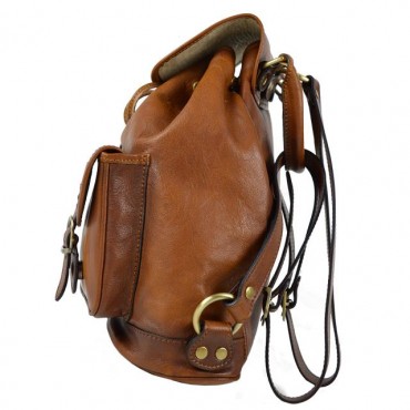 Leather Backpack "Caporalino"