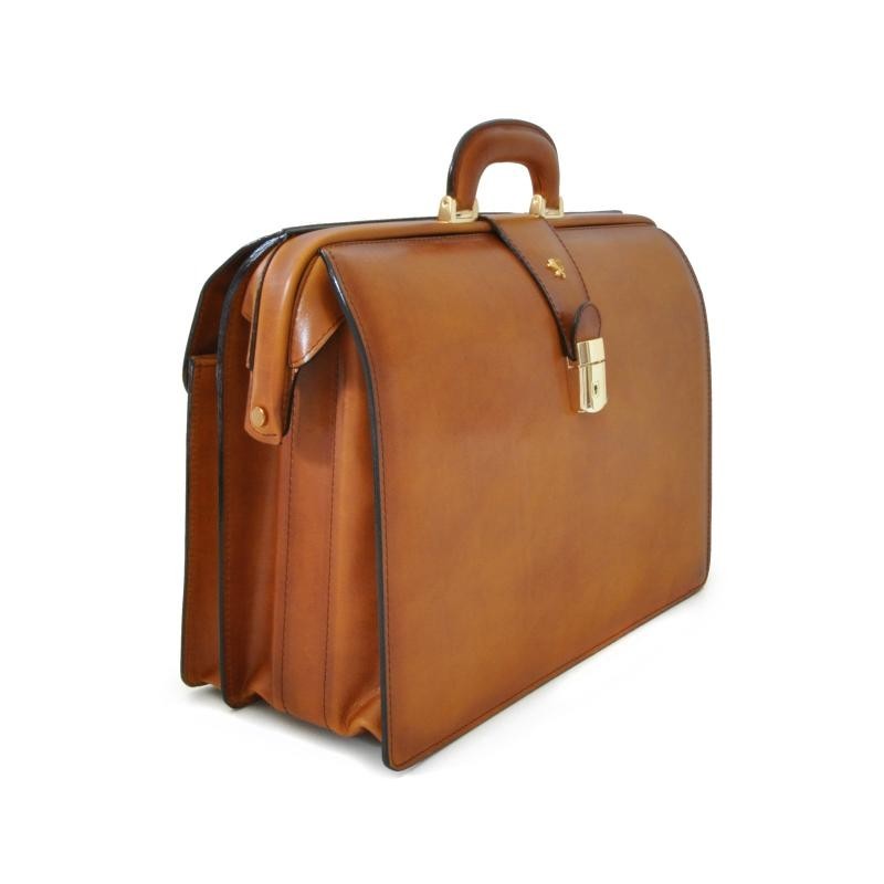 Leather briefcase "Leonardo" S525G