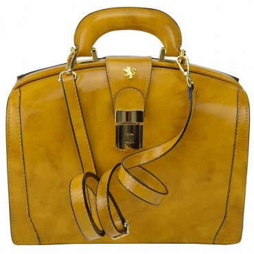 Elegant woman handbag in leather "Miss Brunelleschi" R120/29