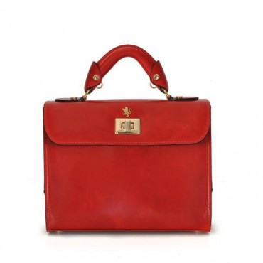 Leather Lady bag "Lucignano...