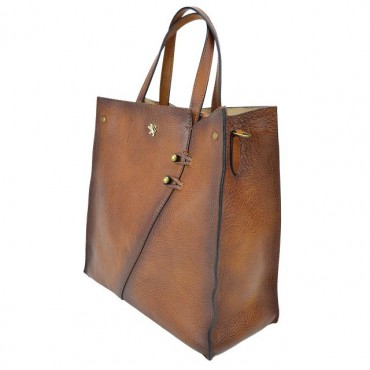 Woman Bag italian vegetable-tanned Leather "Stia" B488