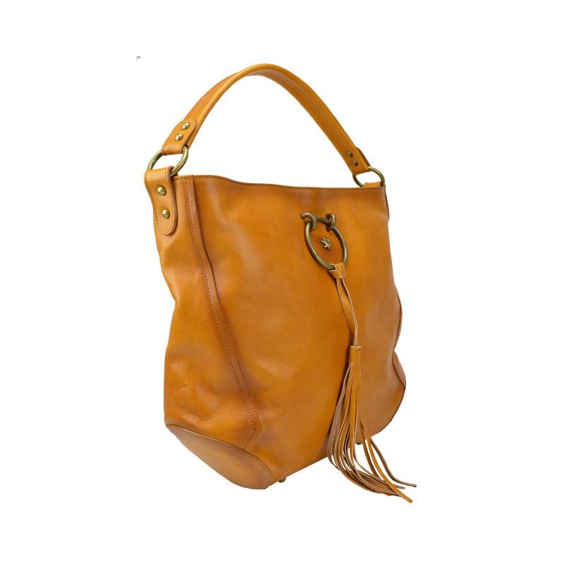 Leather Lady bag "Faella"