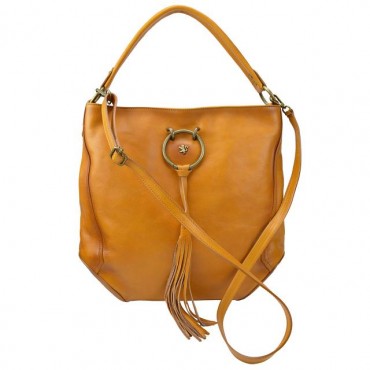 Leather Lady bag "Faella"