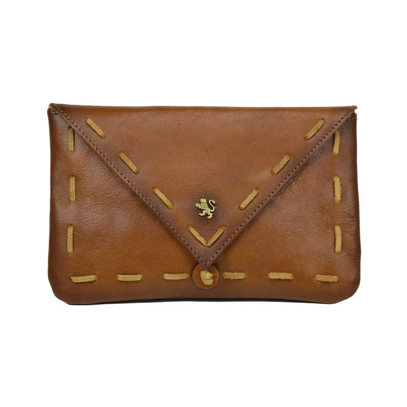 Leather pochette "Mail From Florence"