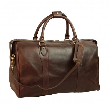 Leather travel bag...