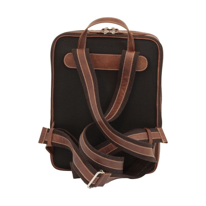 13 "computer backpack in soft vegetable tanned calfskin "Pulawy" BR