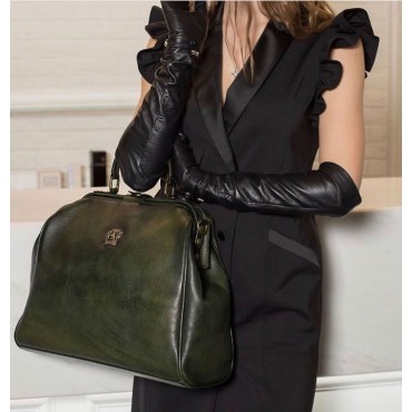 Leather Lady bag "Monteriggioni" B174