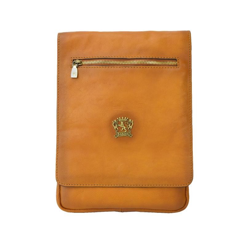 Shoulder Bag Italian vegetable-tanned Leather "Vinci"