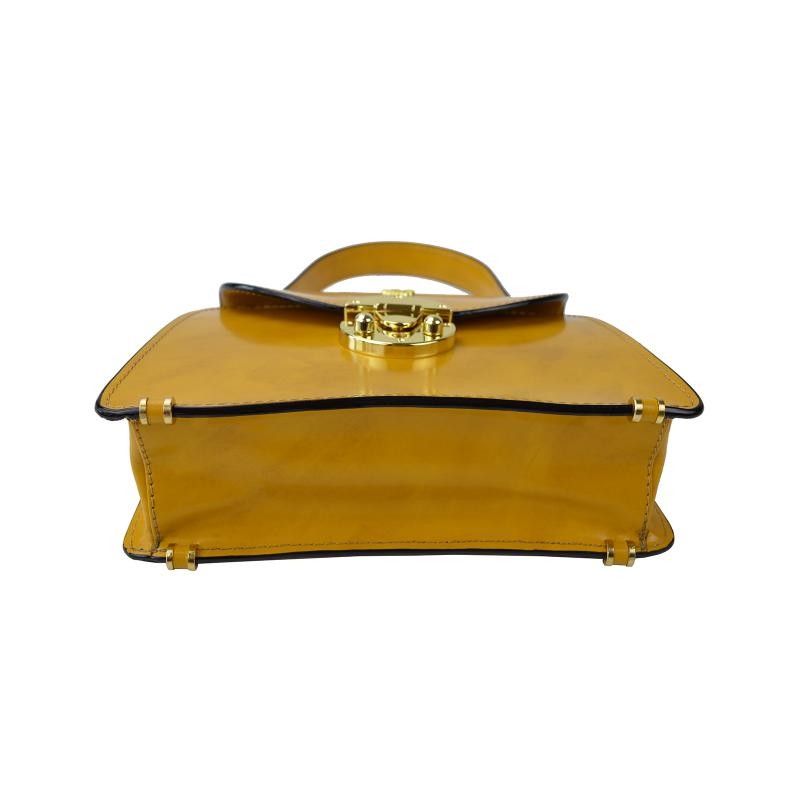 This high class polished hand printing leather bag "Veneziano" RM