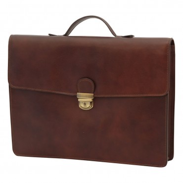 Leather Briefcase "Sopot"