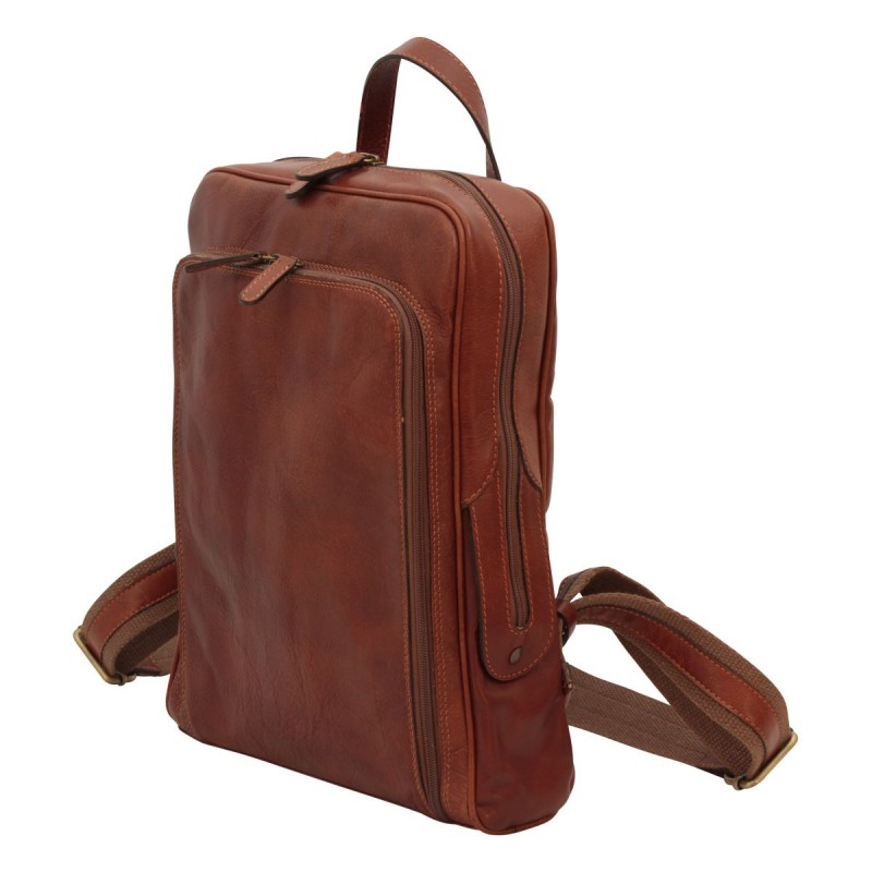 Leather backpack "Goleniów" BR