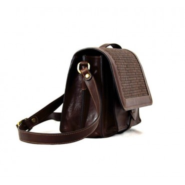 Leather shoulder bag "Principina" TR