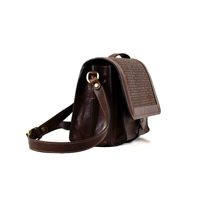 Leather shoulder bag "Principina" TR