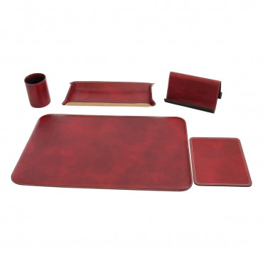 Leather desk kit "Warszawa" RO