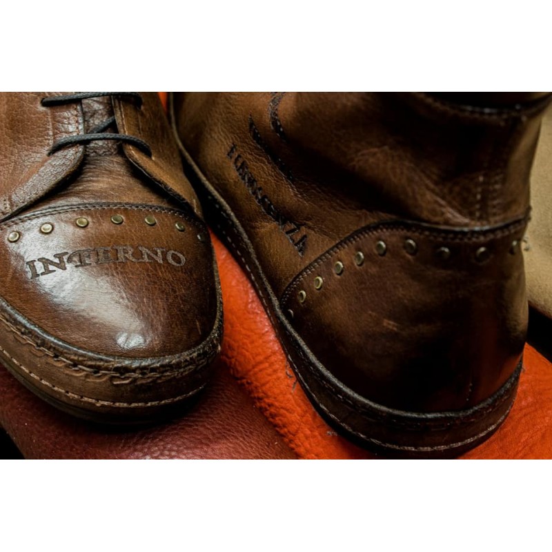 Leather man Sneaker "Inferno Canto XXVI" AL