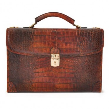 Leather briefcase "Leccio"...