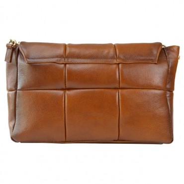 Leather shoulder bag "Impruneta"