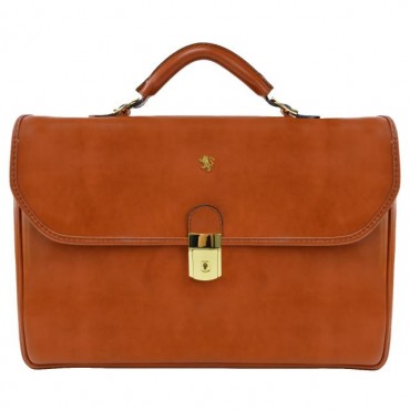 Leather briefcase "Piccolomini" R604