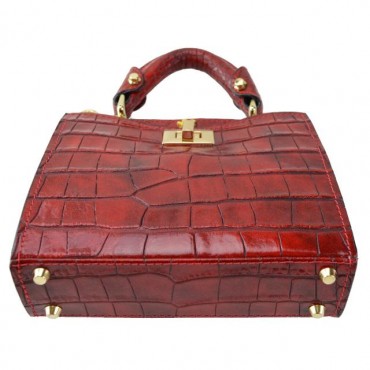 Fashionable leather women's bag "Anna Maria Luisa de' Medici" K