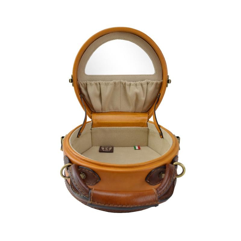 Leather Hat box, small