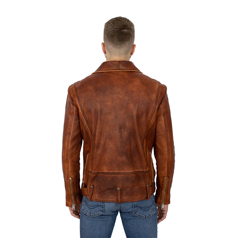 Leather man jacket "Rider"