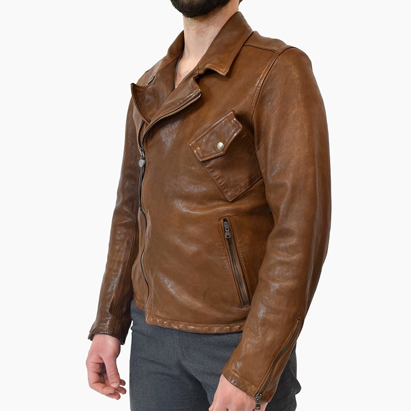 Leather man jacket "Chiodo MT"