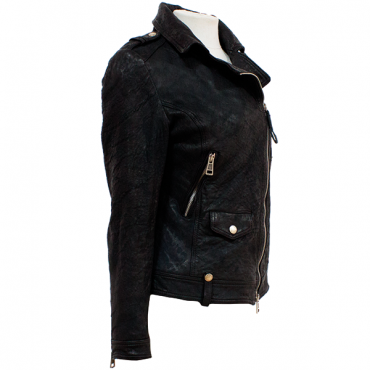 Leather Lady jacket "Liguria"
