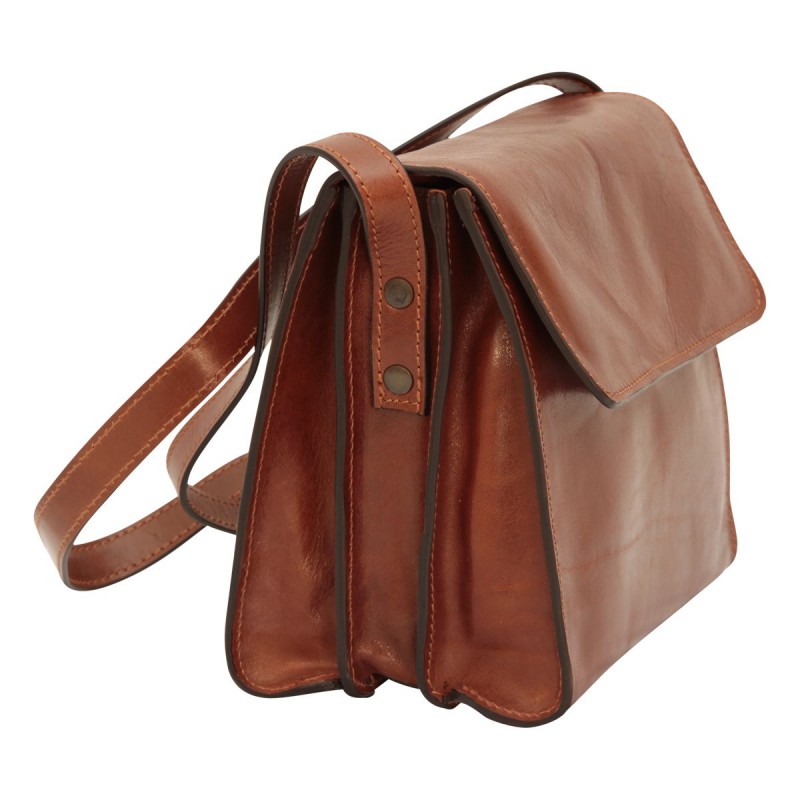Leather shoulder bag "Fiorentina"