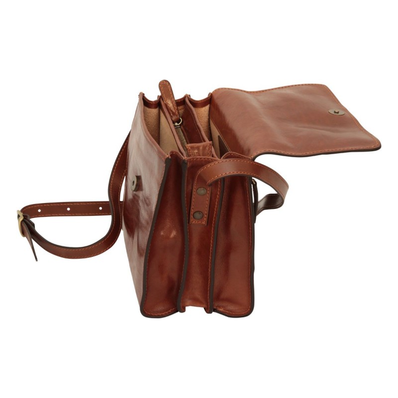 Leather shoulder bag "Fiorentina"
